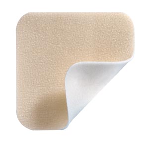 Thin Silicone Foam Dressing Mepilex® Lite 2-2/5 X 3-2/5 Inch Square Silicone Adhesive without Border Sterile