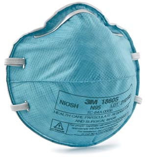 Particulate Respirator / Surgical Mask 3M Medical N95 Blue NonSterile Particulate Respirator / Surgical Mask 3M Medical N95 Blue NonSterile
